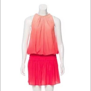 Ramy Brook Sleeveless Smocked Ombre Dress